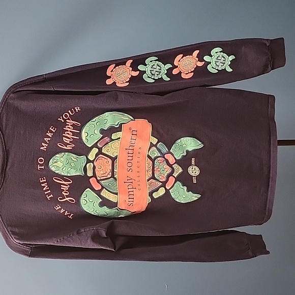 SIMPLY SOUTHERN LONG SLEEVE TURTLE GRAPHIC TEE - Picture 4 of 6